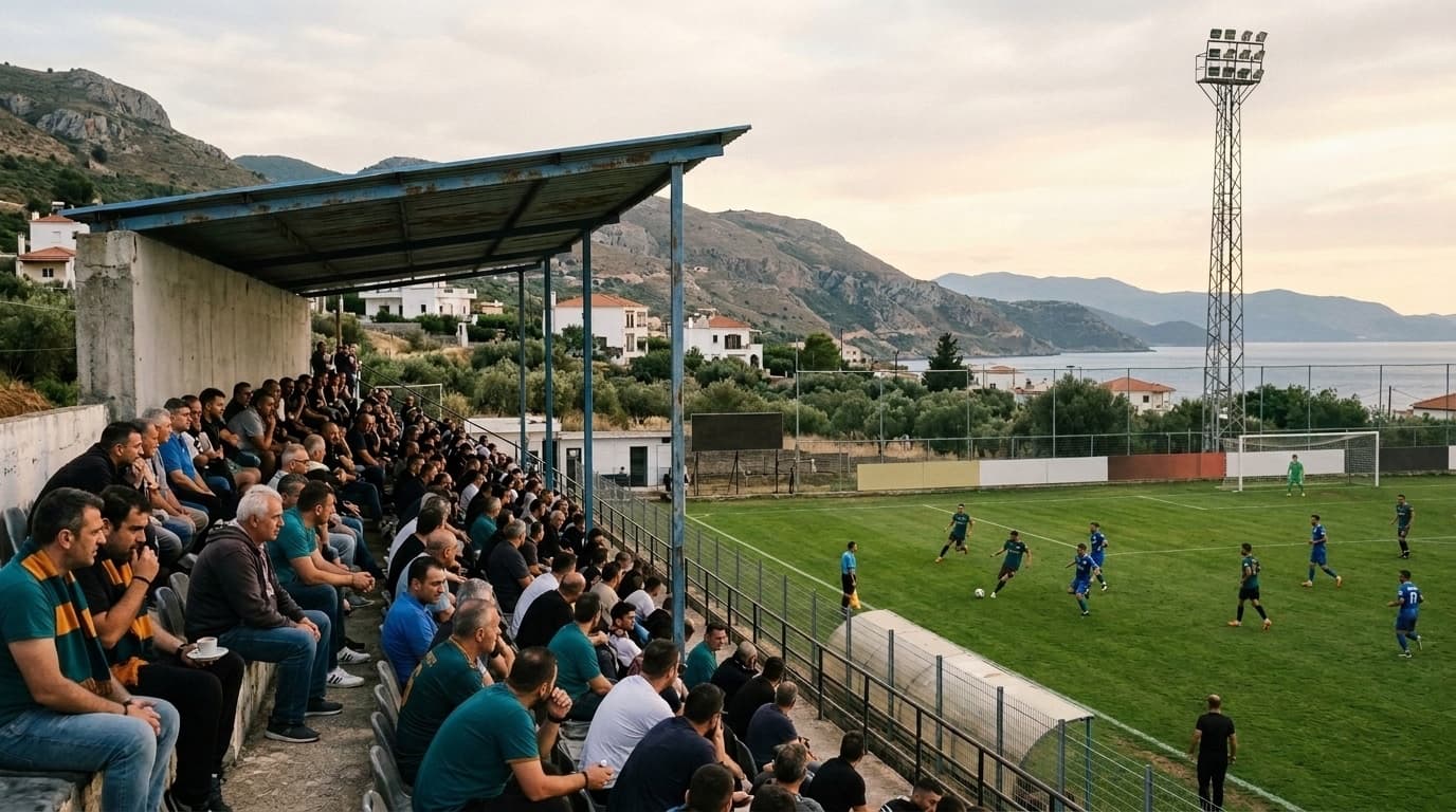 Το γήπεδο της Αλκυόνας κάτω από τους προβολείς